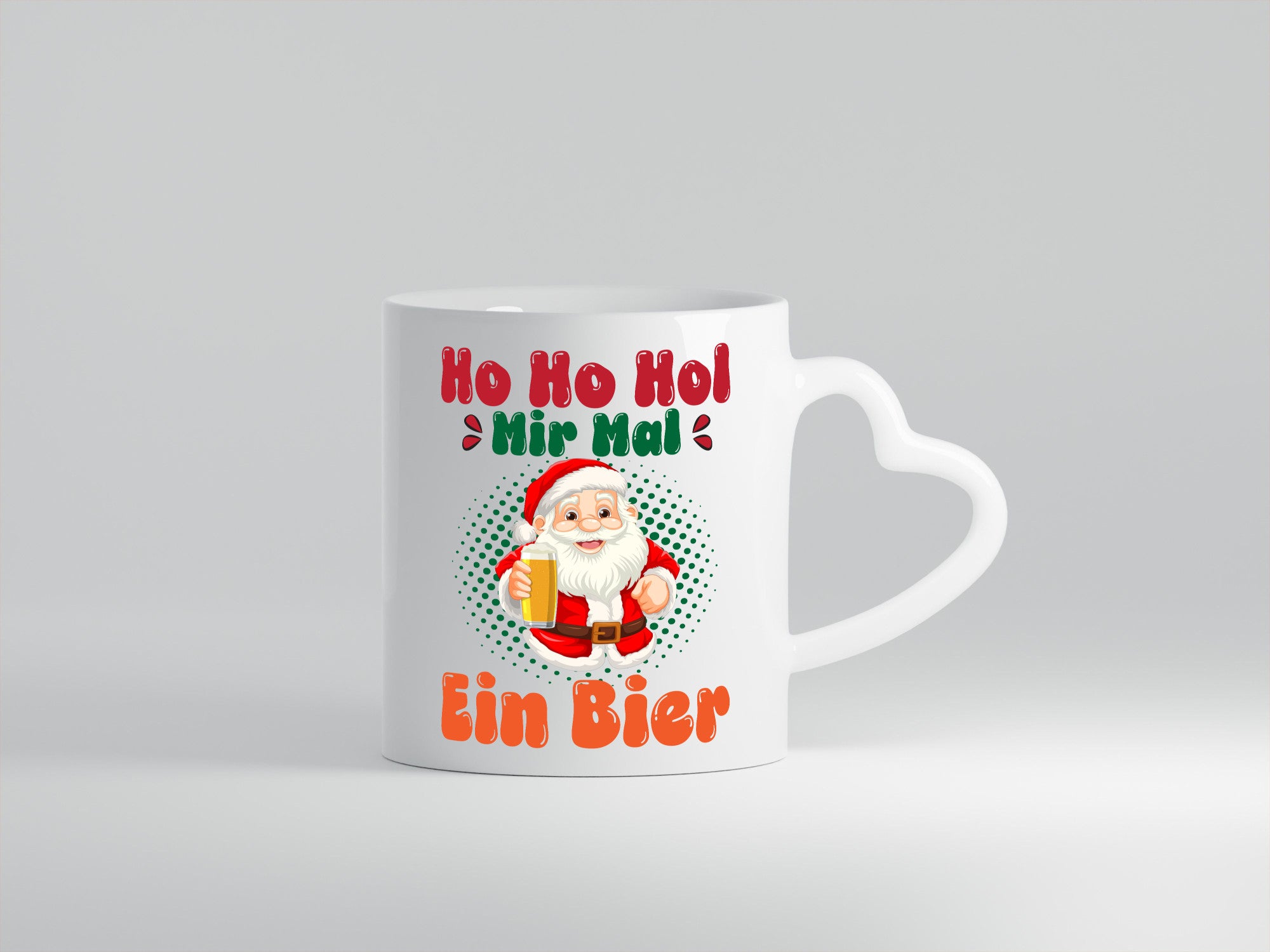 Ho mir mal ein Bier | Ugly Christmas Trinken v2 Geschenkidee Humor Tasse