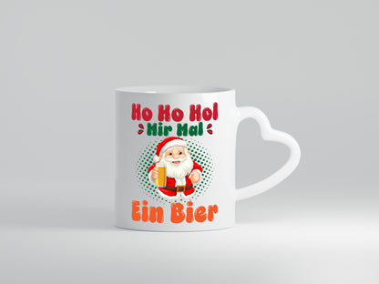 Ho mir mal ein Bier | Ugly Christmas Trinken v2 Geschenkidee Humor Tasse