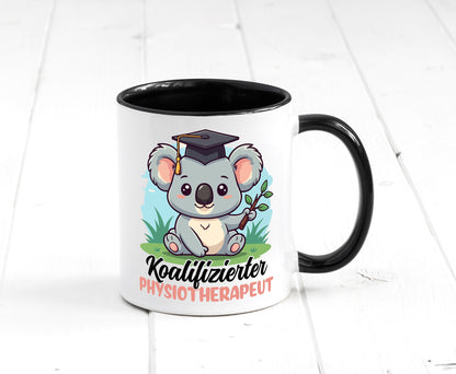 Koalifizierter Physiotherapeut Geschenk Humor Geschenkidee lustiger Spruch Tasse