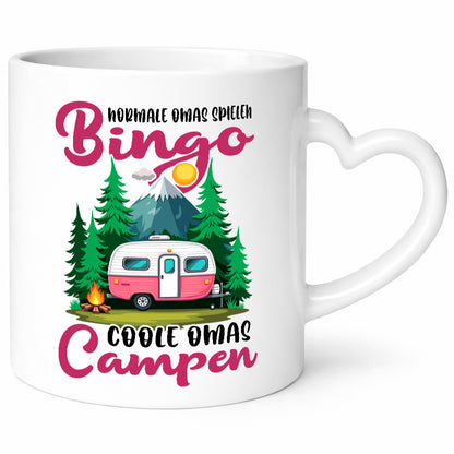 Normale Omas spielen Bingo coole Campen | Camping v2 Geschenkidee Familie Humor