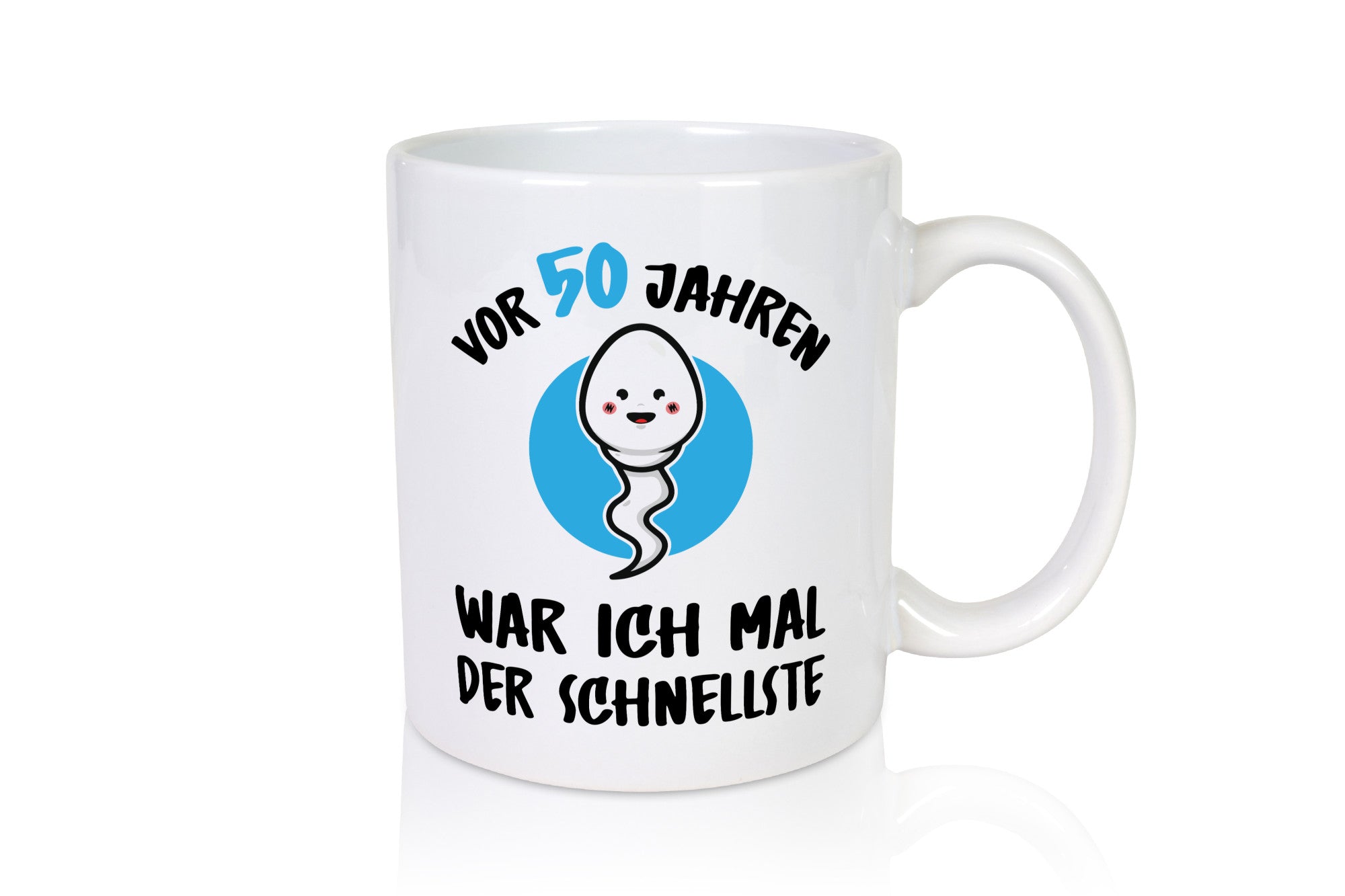 Vor 50 Jahren war ich mal der Schnellste | Schwanger Geschenkidee Humor Tasse
