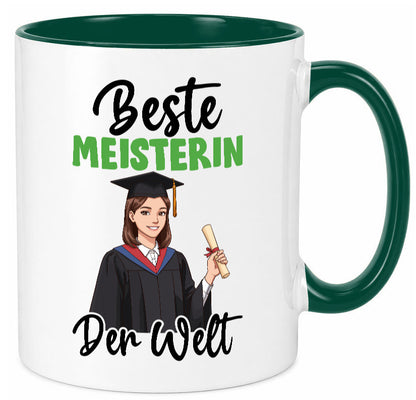 Beste Meisterin | Meisterbrief v2 Geschenk Humor Geschenkidee lustiger Spruch