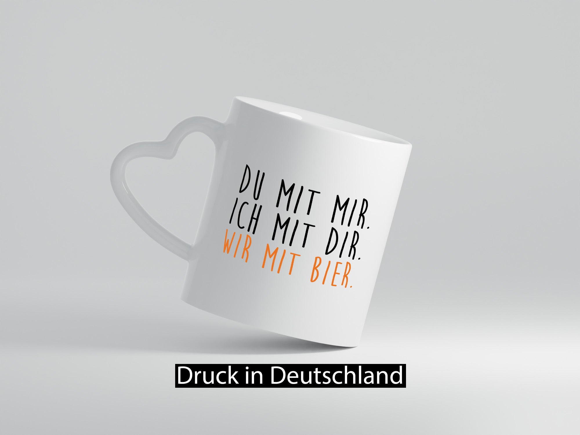 Wir mit Bier | Bierliebhaber Biertrinker Freunde Pils Geschenk Humor