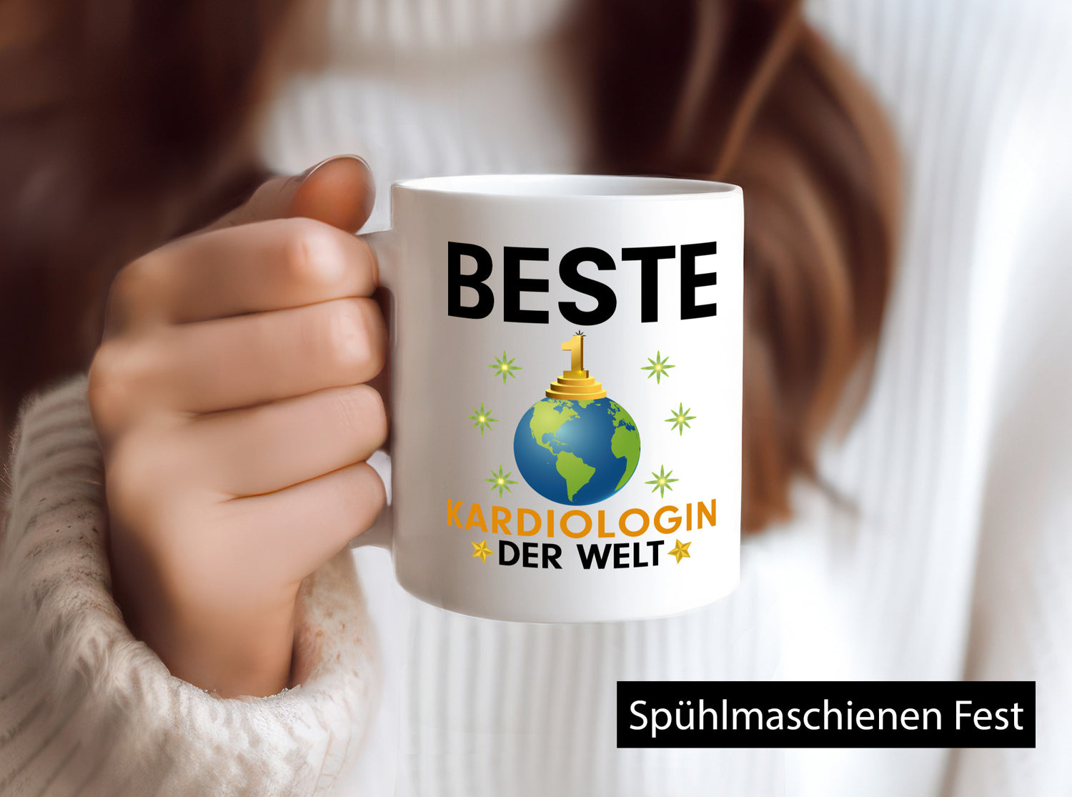 Welt Beste Kardiologin | Kardiologie lustig Humor Geschenkidee Geschenk Tasse