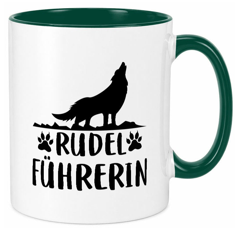 Rudelführerin | Frauen Tasse Hundebesitzerin Hund lustiger Spruch Geschenk