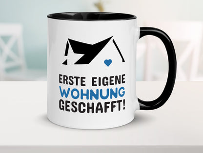 Erste eigene Wohnung | Umzug Tasse Eigenheim Auszug Geschenk Humor Geschenkidee