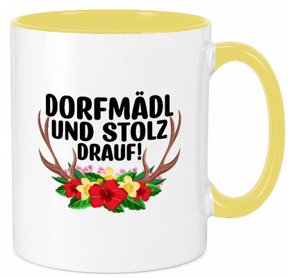 Dorfmädel und stolz drauf | Dorfkind Dorf v2 Geschenkidee Humor Tasse