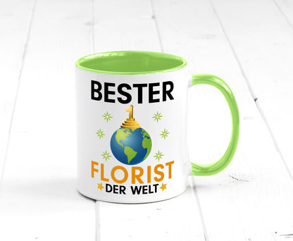 Welt Bester Florist | Blumen Verkäufer Humor Geschenkidee Tasse