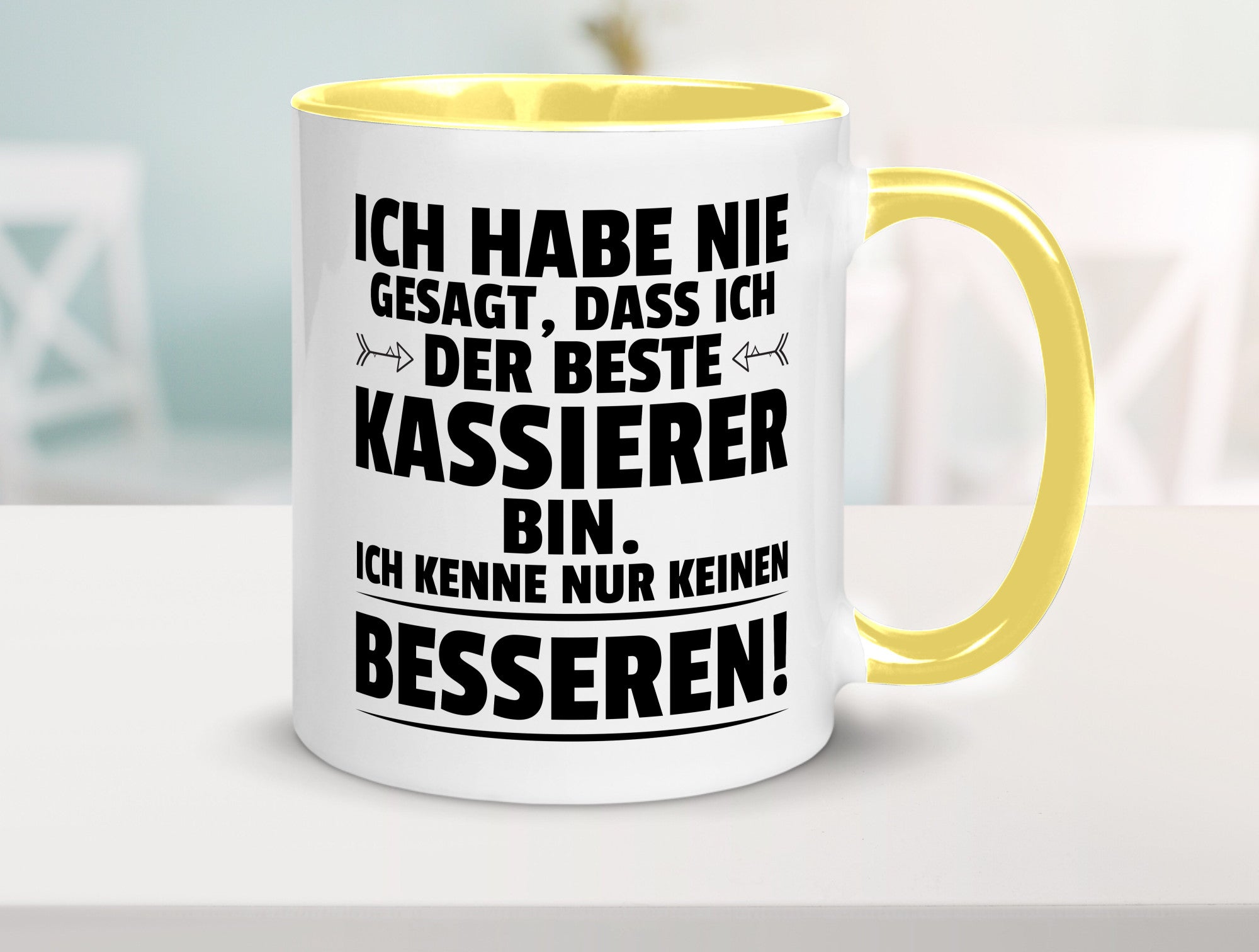 Der Beste Kassierer Geschenk Humor Geschenkidee lustiger Spruch Tasse
