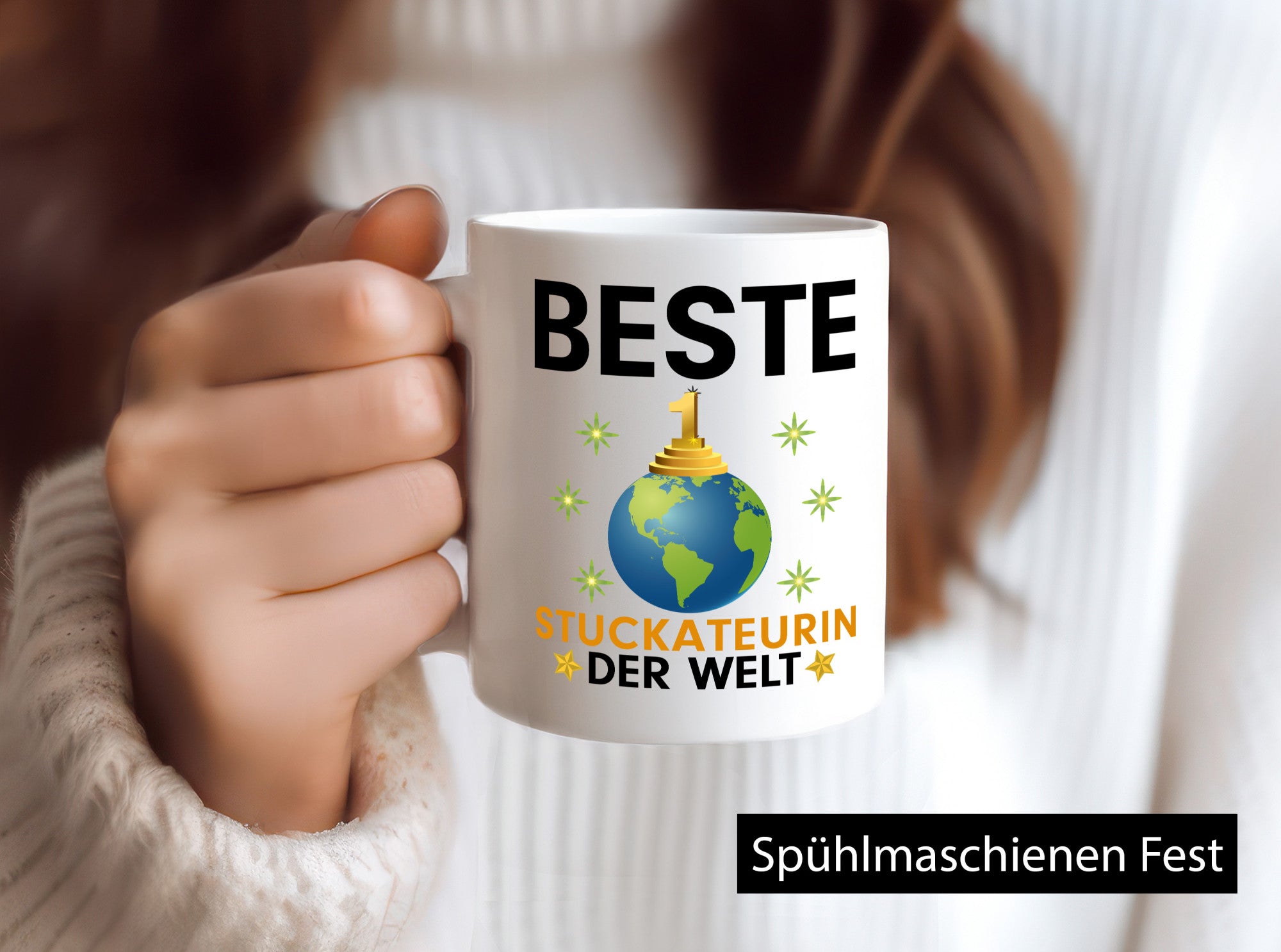 Welt Beste Stuckateurin | Innenausbau Geschenk Humor Geschenkidee lustiger