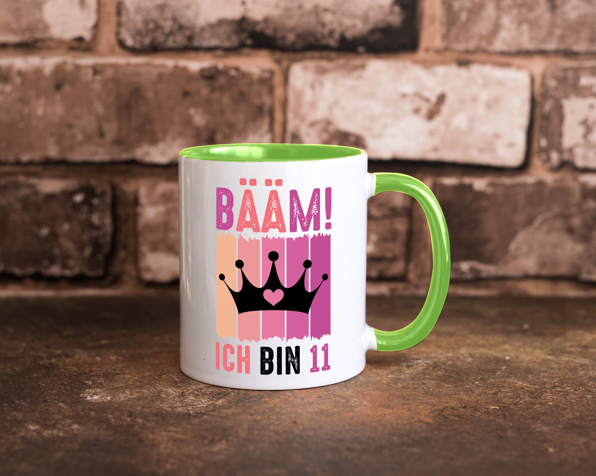 11. Geburtstag | 11 Jahre Bääm ich bin Krone Humor Geschenkidee Tasse