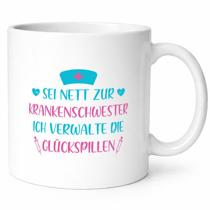 Krankenschwester verwaltet Glückspille | Herzschlag |Spritze lustig Humor