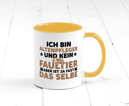 Ich bin kein Faultier: Altenpfleger | Pflegepersonal v2 Humor Tierliebhaber