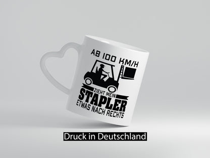 Mein Stapler zieht nach rechts | Staplerfahrer lustiger Spruch Geschenk Humor