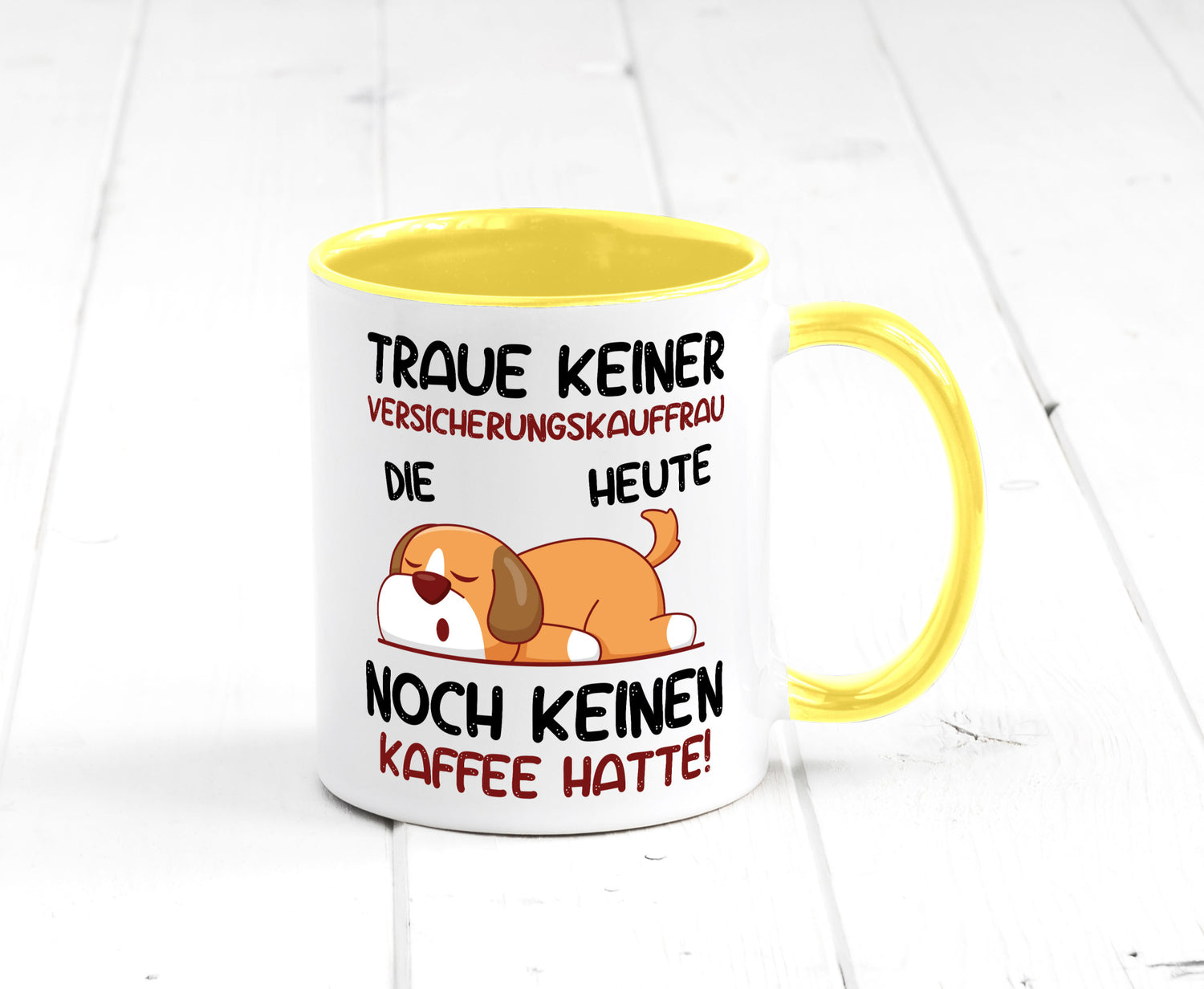 Traue keiner Versicherungskauffrau | Kauffrau Geschenk Humor Geschenkidee