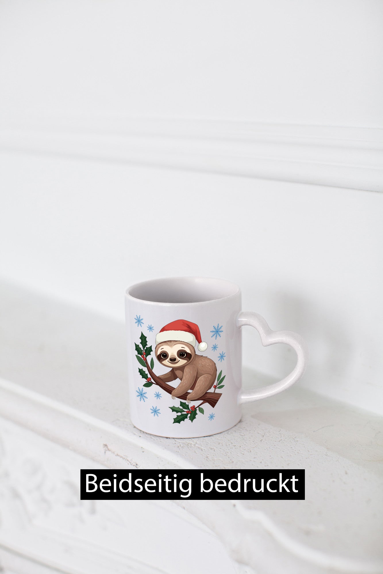 Faultier | Frohe Weihnachten Faul santa Geschenkidee Tierliebhaber Humor Tasse