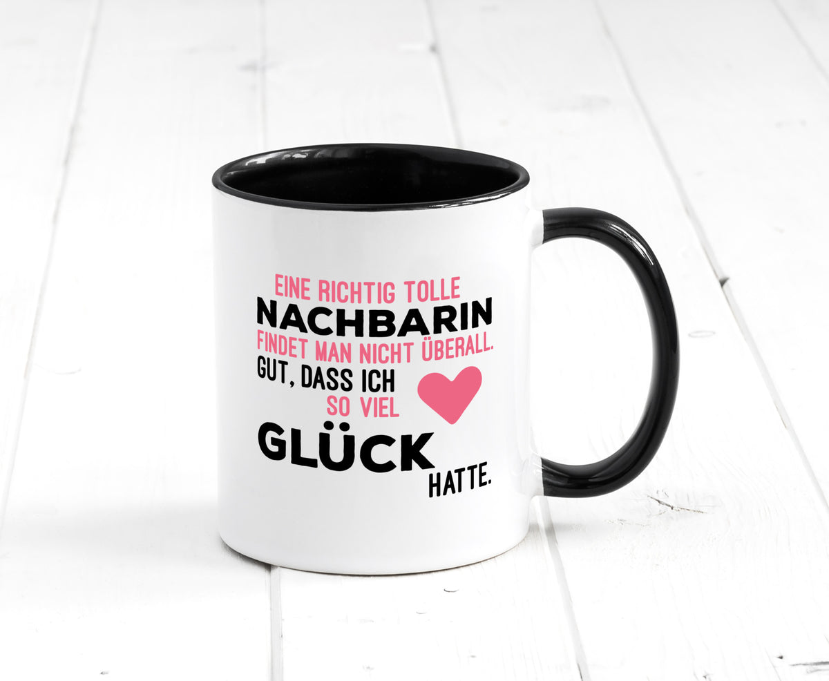 Tolle Nachbarin | Freundschaft gute Nachbarschaft Humor Geschenkidee Tasse