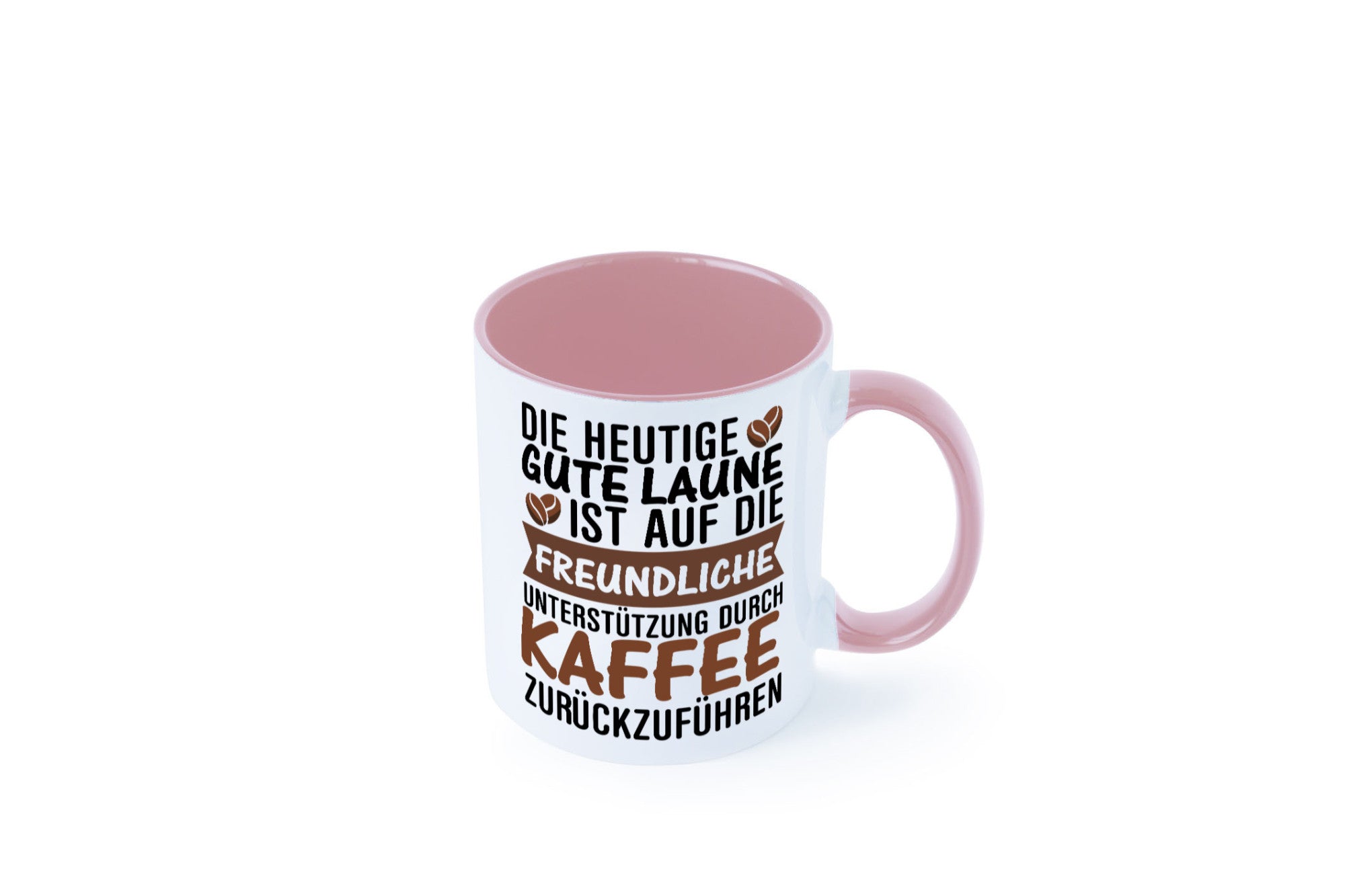 Unterstützung durch Kaffee | Kaffeliebhaber gute Laune Geschenk Humor