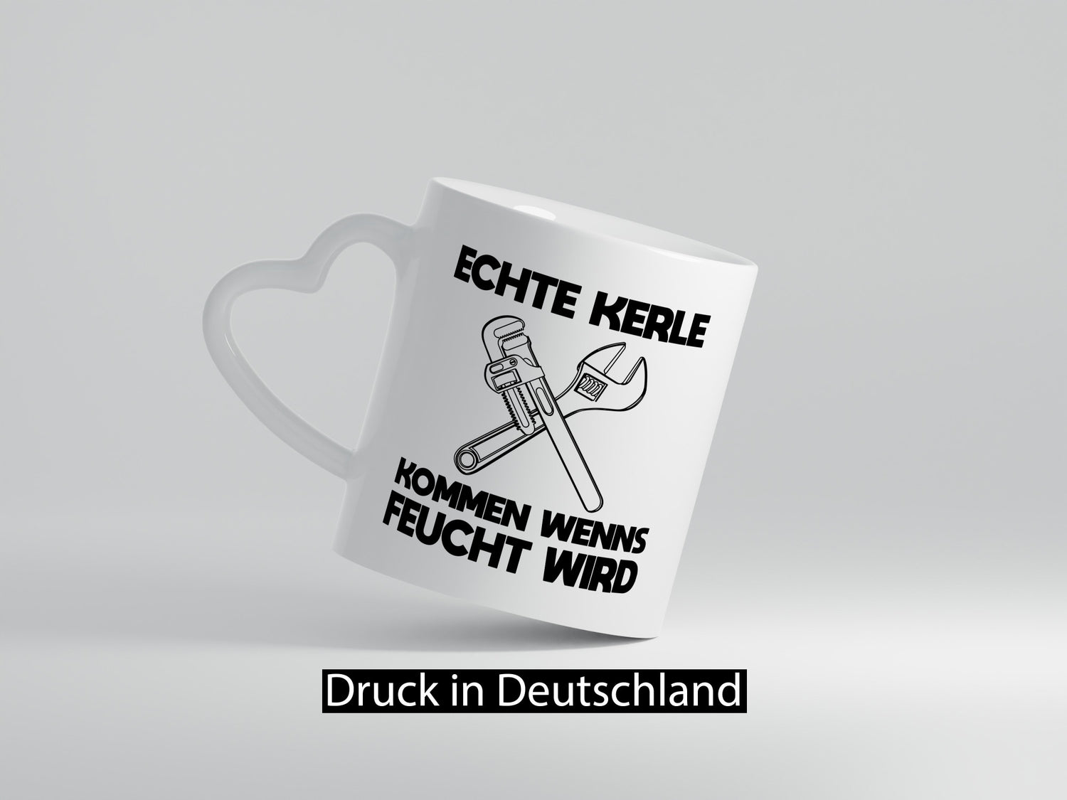 Echte Kerle kommen wenns Feucht wird. Geschenkidee Humor Tasse