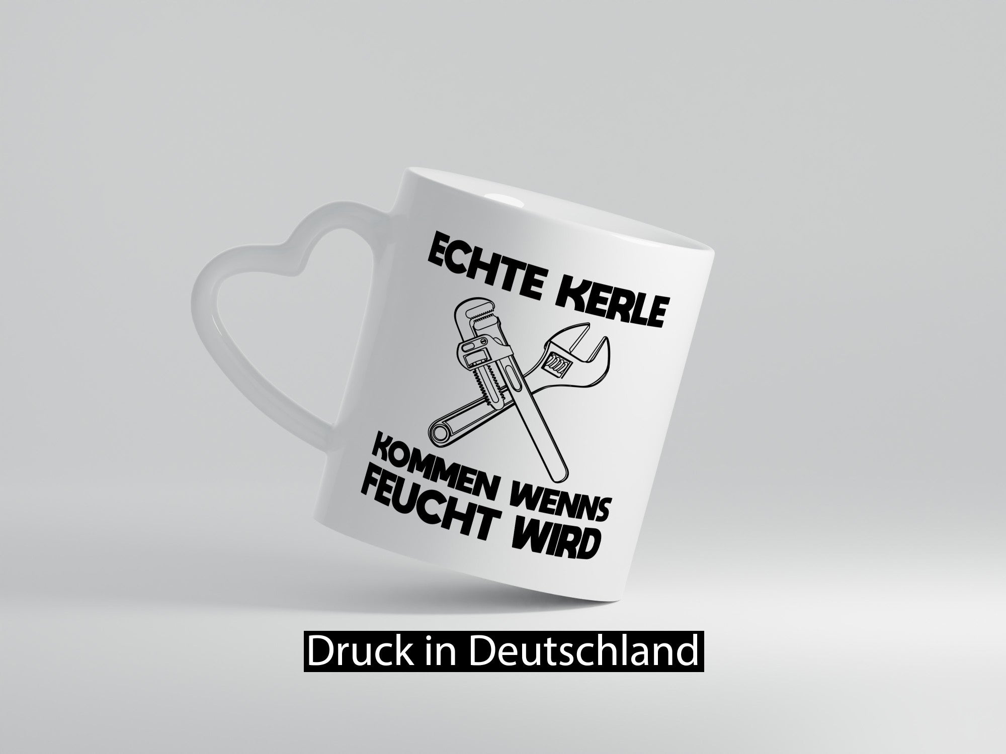 Echte Kerle kommen wenns Feucht wird. Geschenkidee Humor Tasse