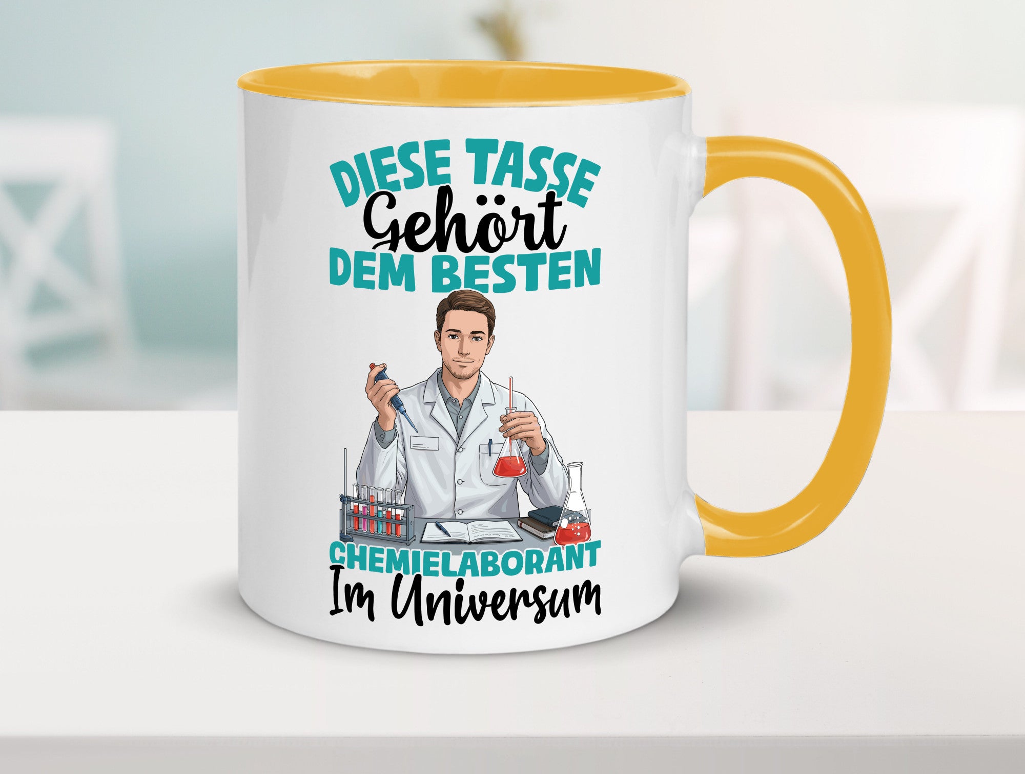 Im Universum: Chemielaborant | Laborant Chemie Humor Geschenkidee Tasse