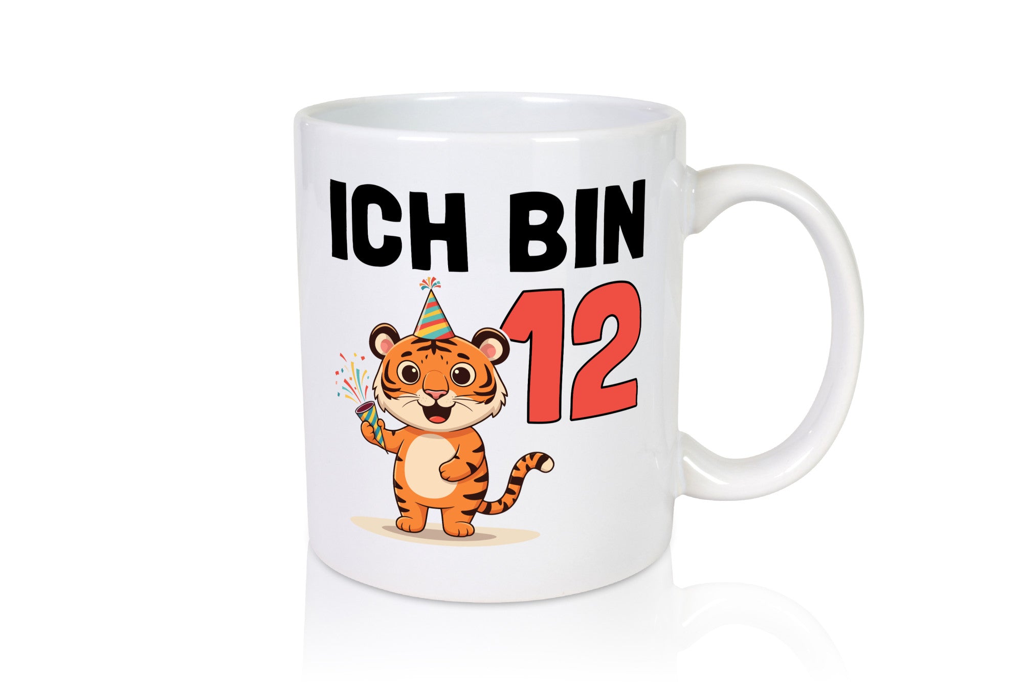 12. Geburtstag | 12 Jahre Tiger lustiger Spruch Geschenk Geschenkidee Tasse