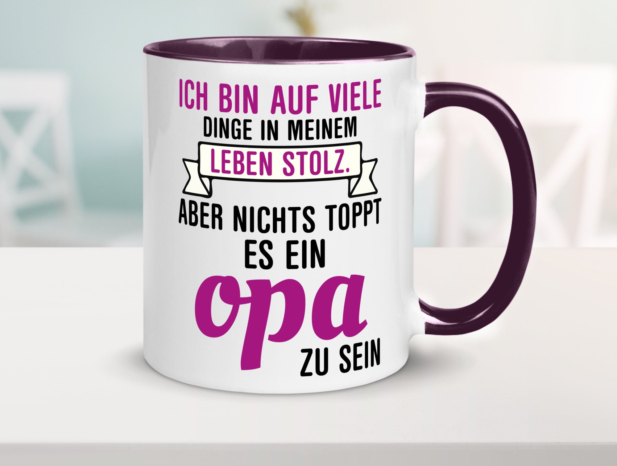 Opa Tasse | Stolzer Großvater Vatertag Enkelkinder Geschenk Familie