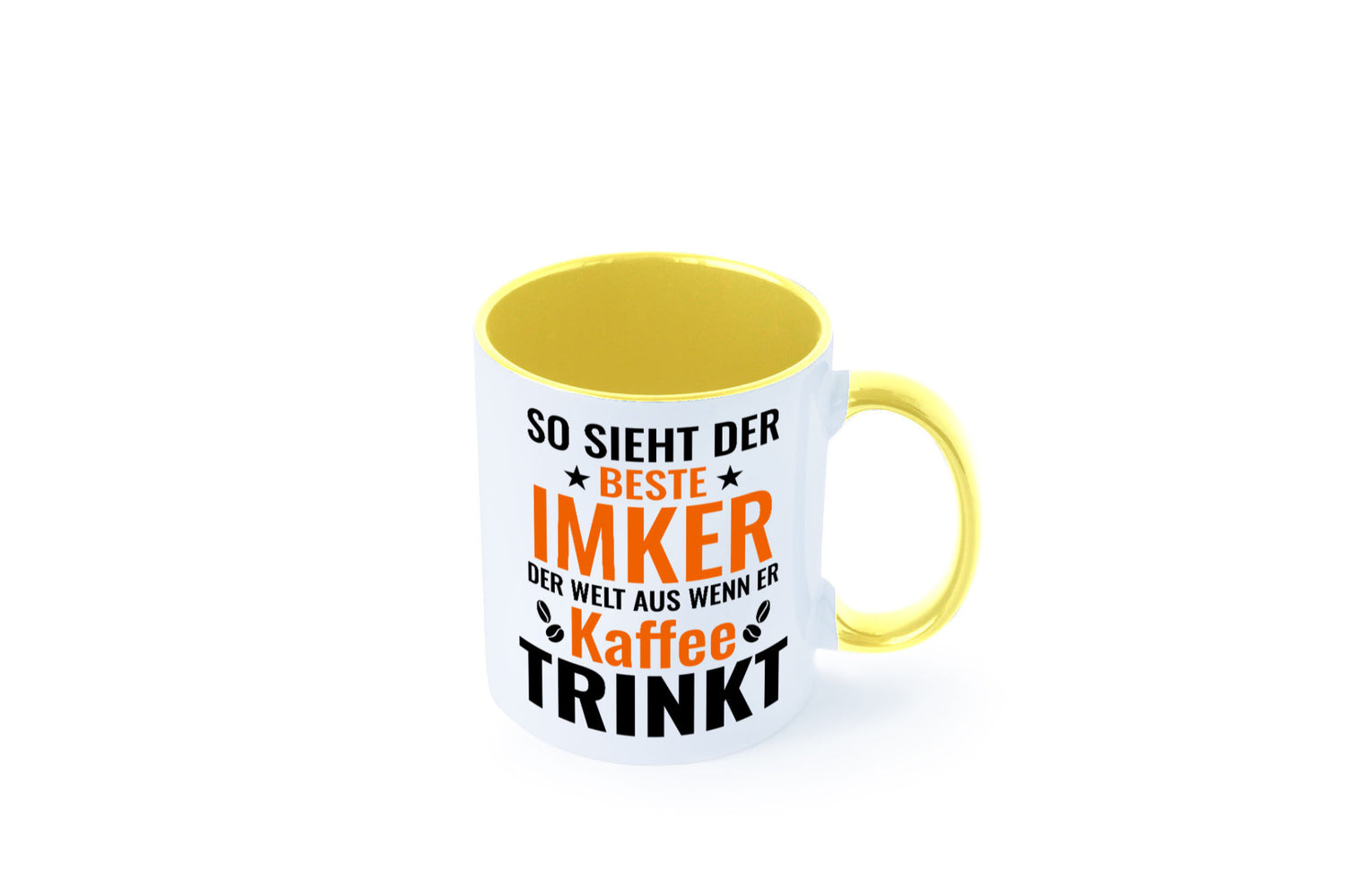 Kaffee trinkt: Imker | Imkerei lustiger Spruch Geschenk Humor Geschenkidee Tasse