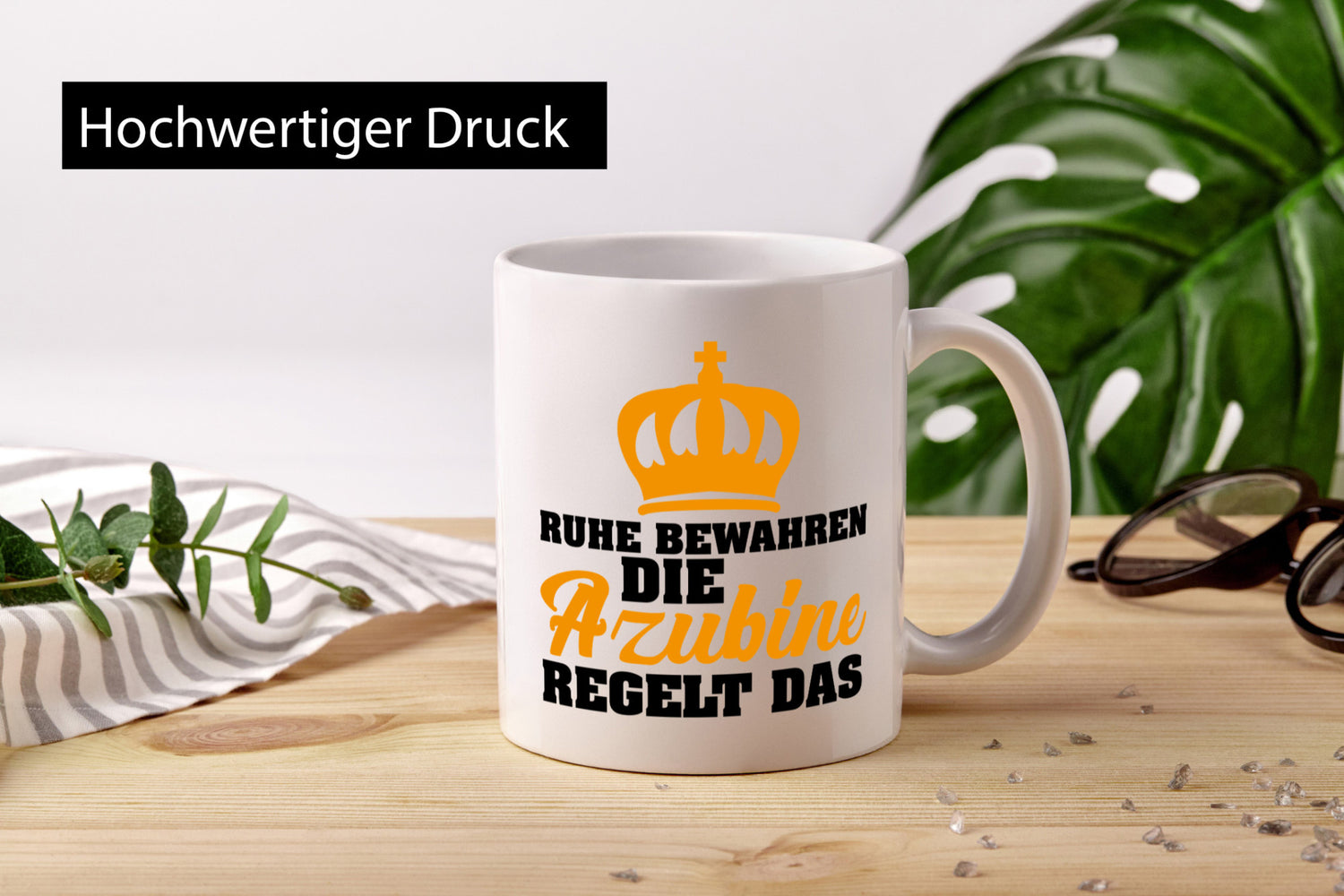 Azubine Spruch | Ausbildung Tasse Auszubildende Geschenk Humor Geschenkidee
