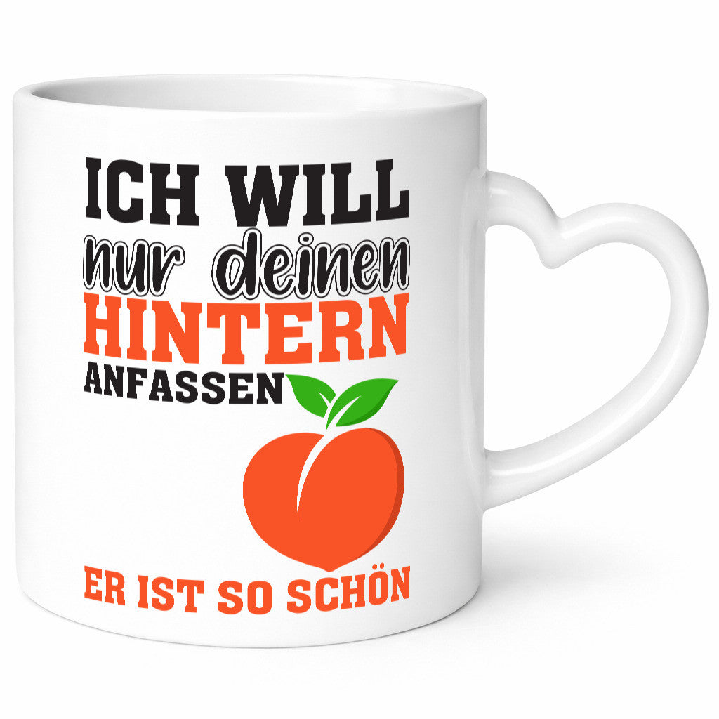 Pfirsichpo Spruch | Frauen Tasse Beziehung Hintern lustig Humor Geschenkidee