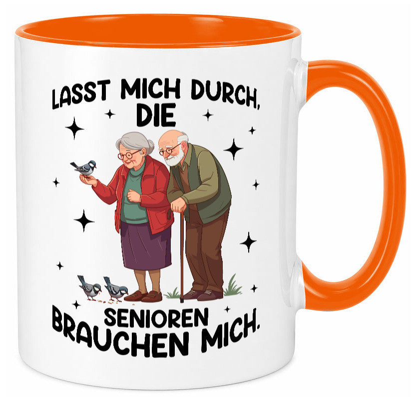 Senioren brauchen mich | Altenpflege Pflegekraft lustiger Spruch Geschenk Humor