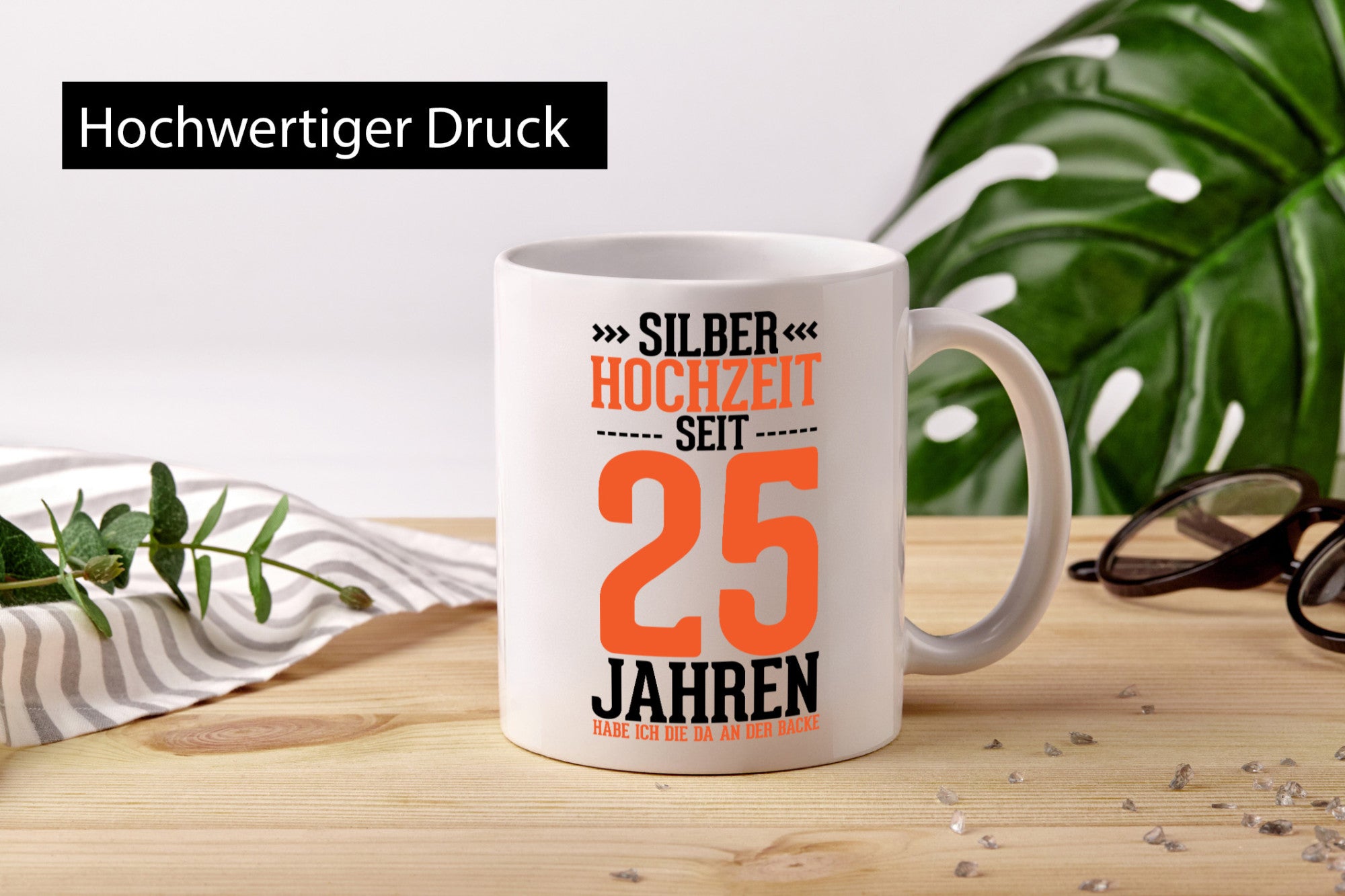 Silber Hochzeit | 25 Jahre Verheiratet Ehepaar lustig Humor Geschenkidee