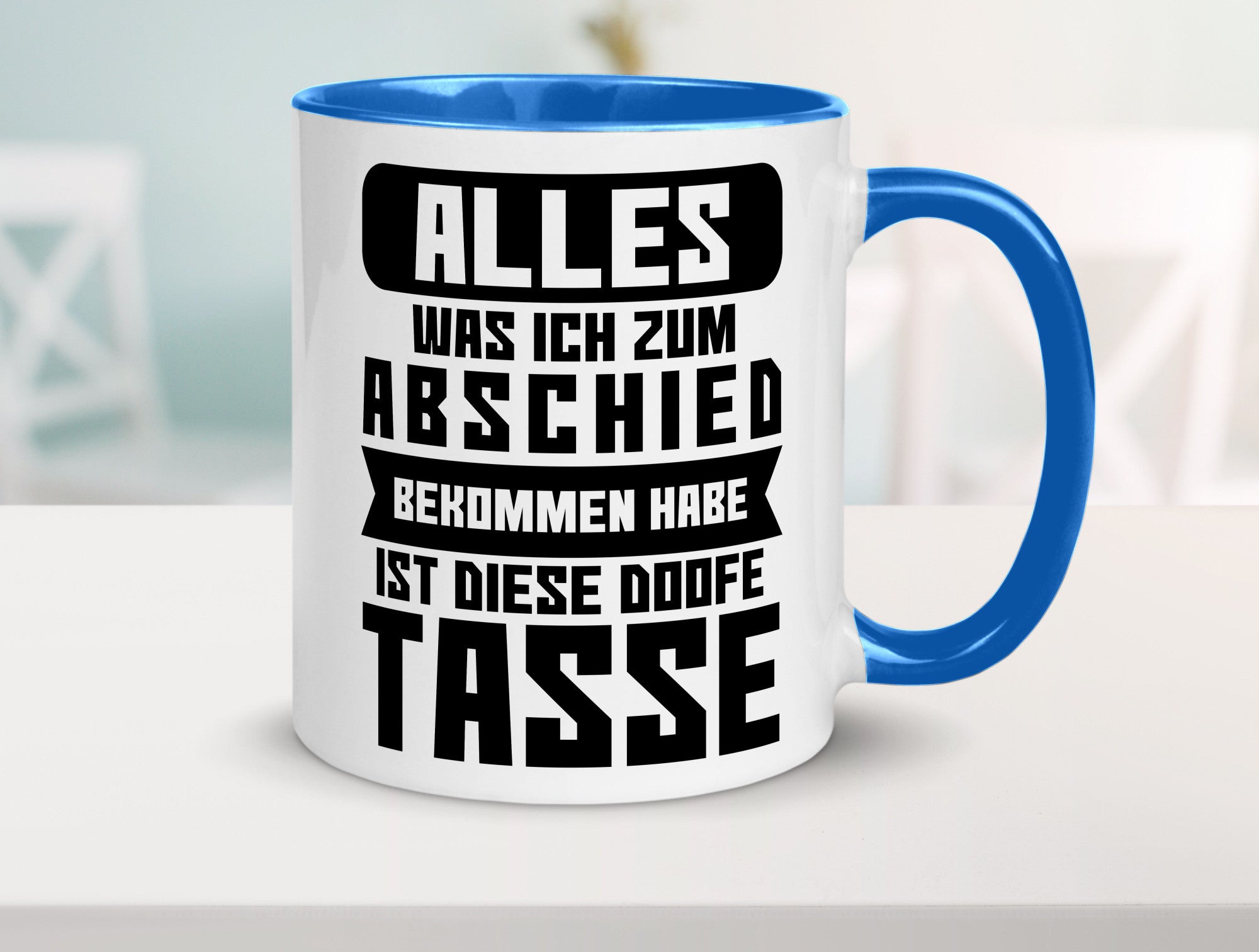 Zum Abschied | Kollegen Jobwechsel Büro Abschluss Geschenk Arbeit lustiger