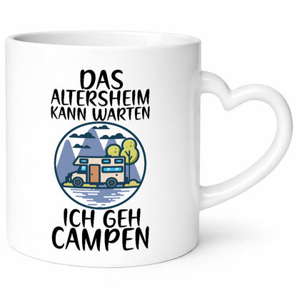 Altersheim kann warten | Rentner Camperliebe Wohnmobil Humor Ruhestand Jubiläum