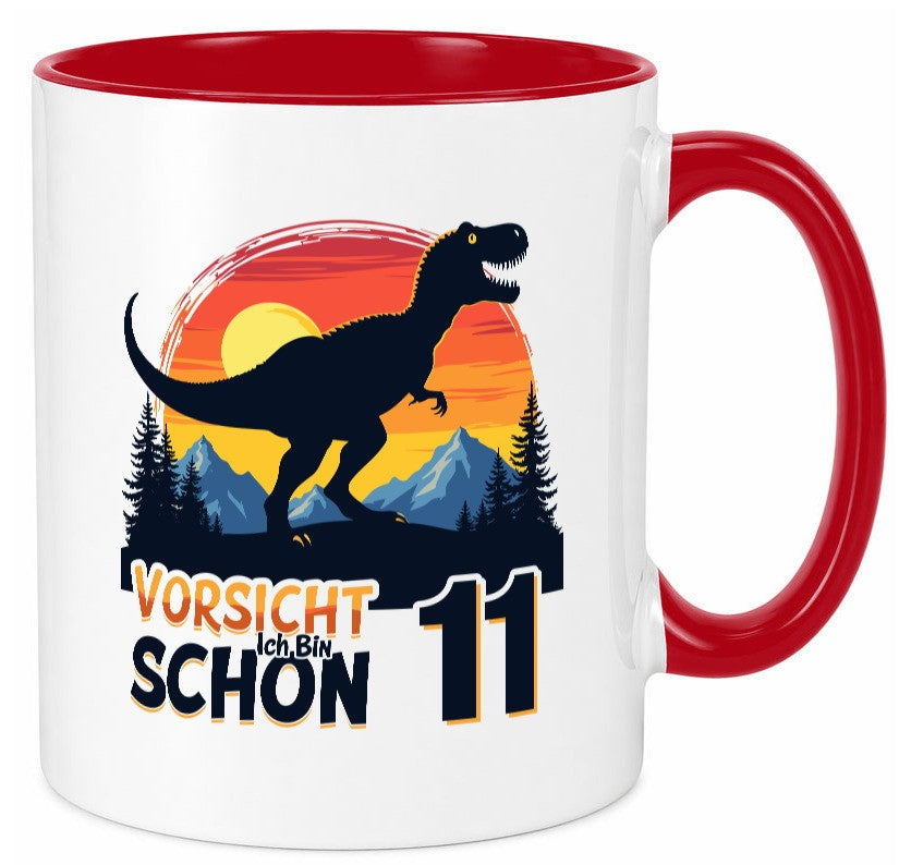 10. Geburtstag | 10 Jahre Dinosaurier v2 lustig Geschenkidee Geschenk Tasse