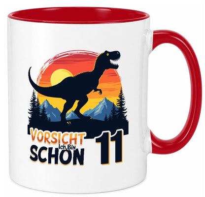 10. Geburtstag | 10 Jahre Dinosaurier v2 lustig Geschenkidee Geschenk Tasse