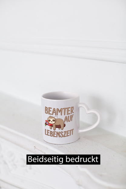 Beamter auf Lebenszeit | lustige Büro Tasse Faultier Geschenk Arbeit Kollegen
