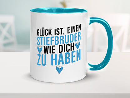 Stiefbruder wie dich | Glück lieber Bruder Geburtstag Geschenkidee Humor Tasse