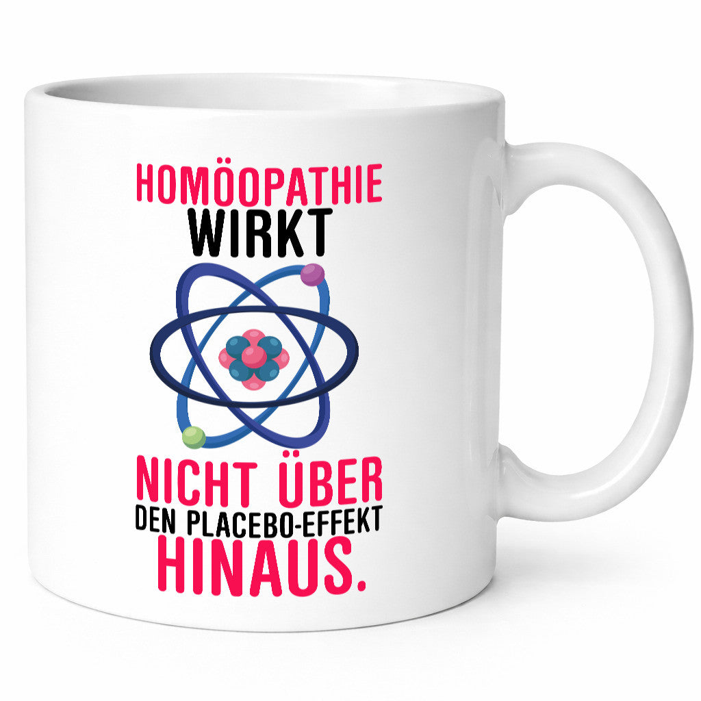 Homöopathie wirkt | Placebo Wissenschaft Atom Ärzte lustig Familie Geschenkidee