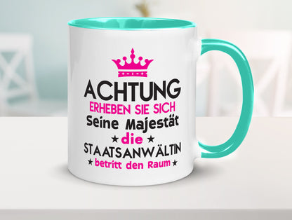 Seine Majestät Staatsanwältin | Anwältin lustiger Spruch Geschenk Humor