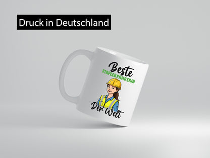 Beste Staplerfahrerin | Gabelstapler v2 lustiger Spruch Geschenk Humor