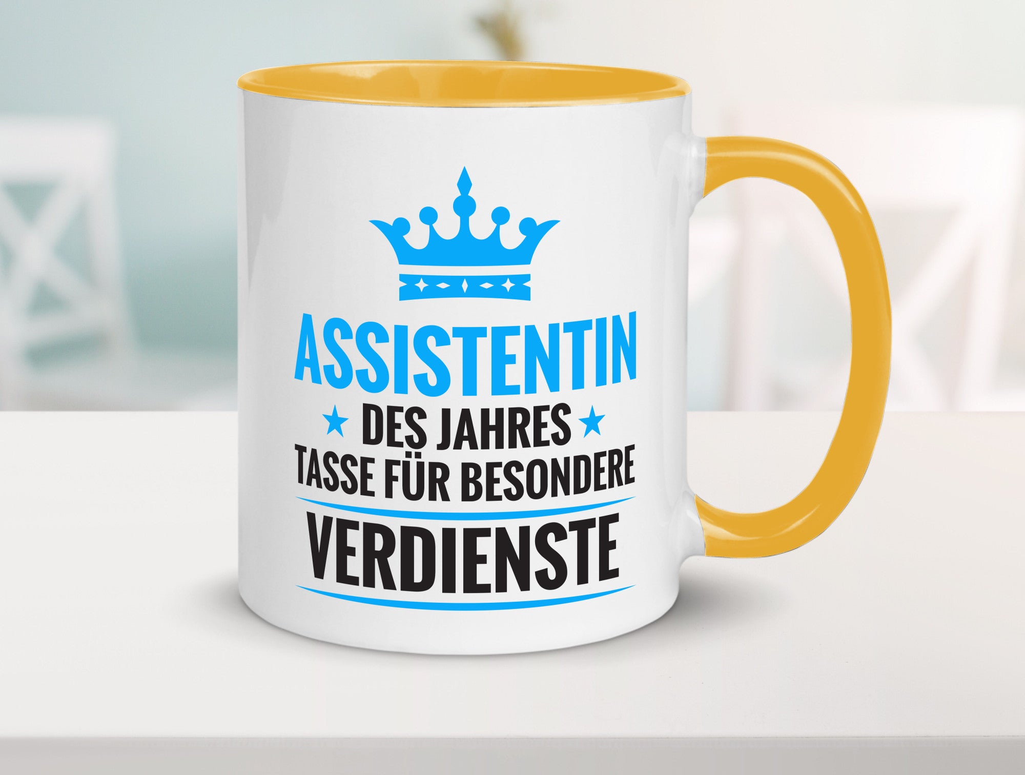 Besonderer Verdienst: Assistentin | Assistenz Hilfskraft Humor Geschenkidee