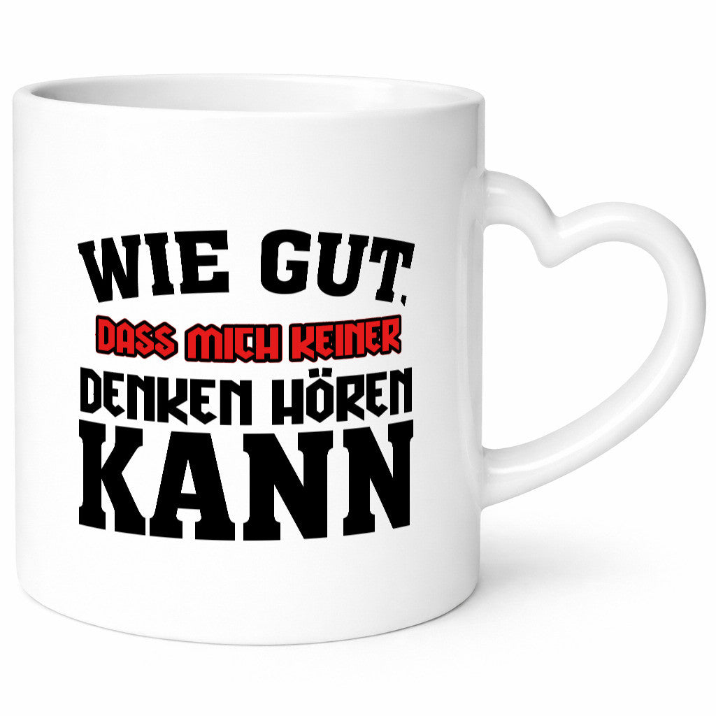 Denken hören lustiger Spruch Geschenk Humor Geschenkidee Tasse
