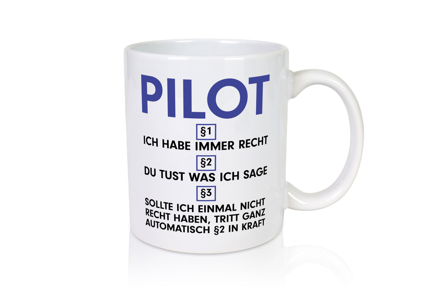 Ich habe immer Recht Pilot | Flugzeug Piloten v2 Geschenk Humor Geschenkidee