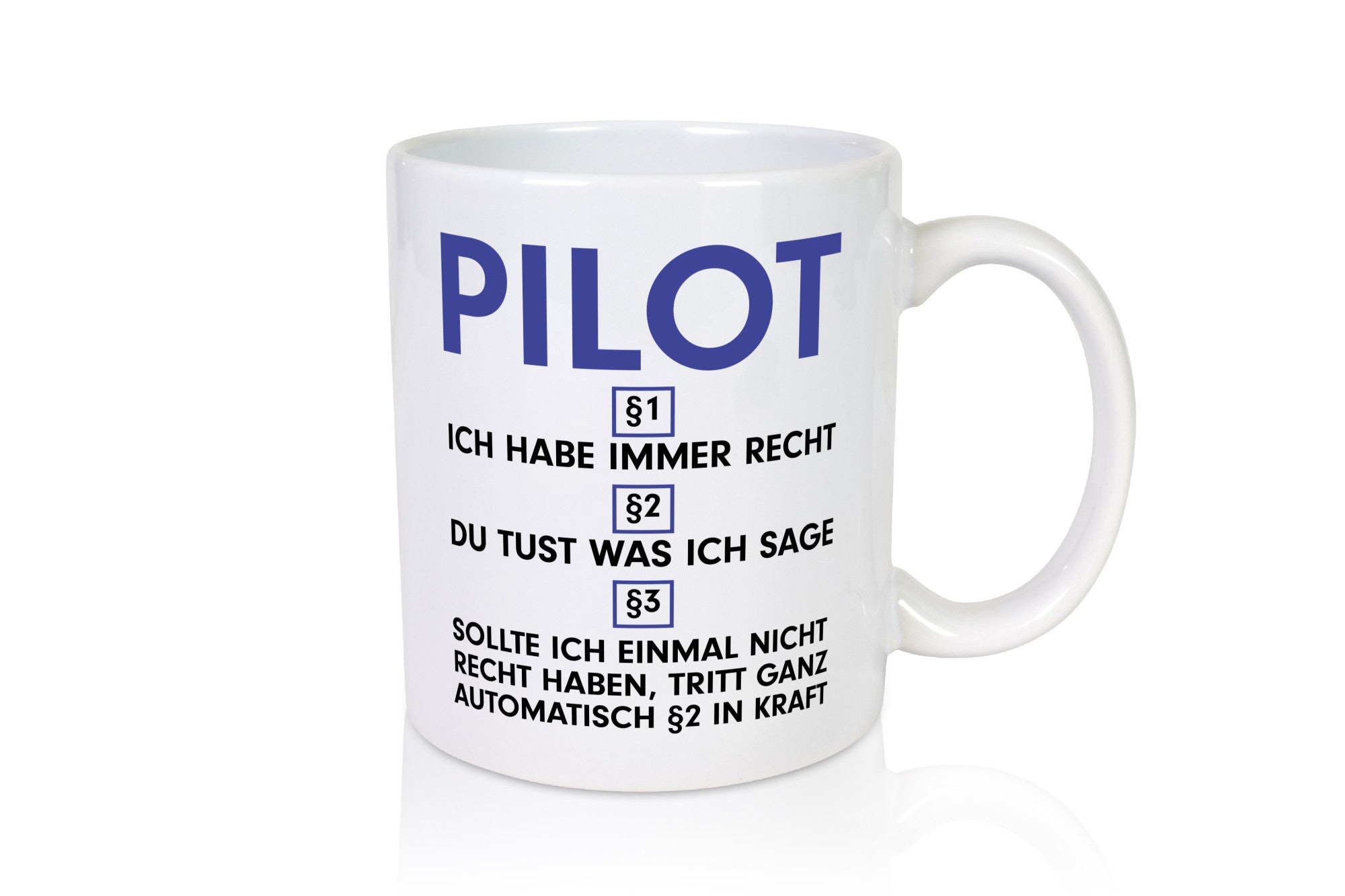 Ich habe immer Recht Pilot | Flugzeug Piloten v2 Geschenk Humor Geschenkidee