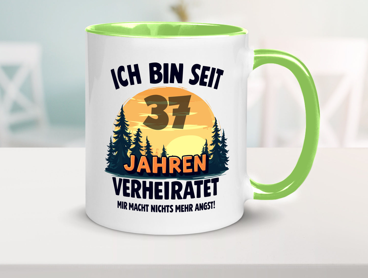 Ich bin Verheiratet | 37. Hochzeitstag Ehepaar v2 lustiger Spruch Geschenk