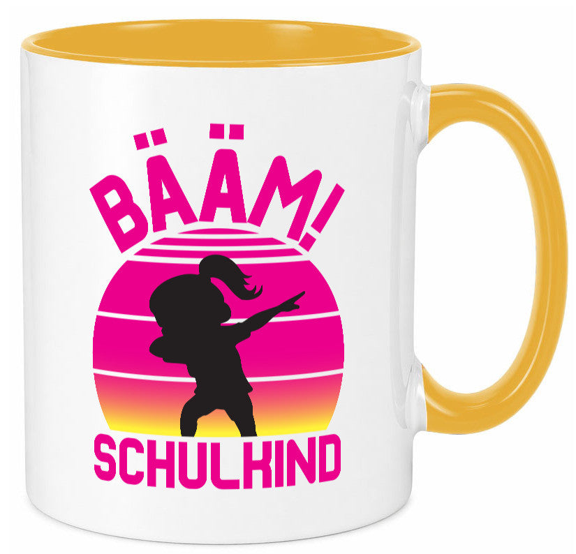 Bääm Schulkind | Einschuldung Schulanfang Geschenkidee Humor Tasse
