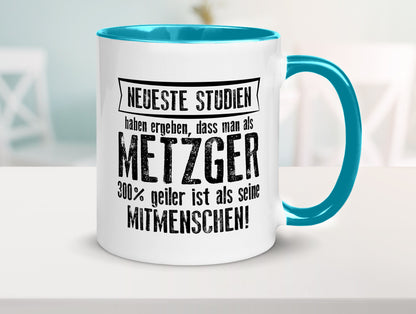 Neuste Studien: Metzger | Fleischer Metzgerei lustig Humor Geschenkidee