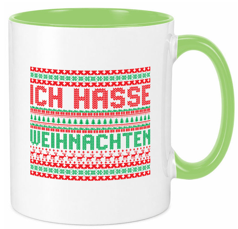 Ich Hasse Weihnachten | Ugly Christmas anti v2 Humor Geschenkidee Tasse