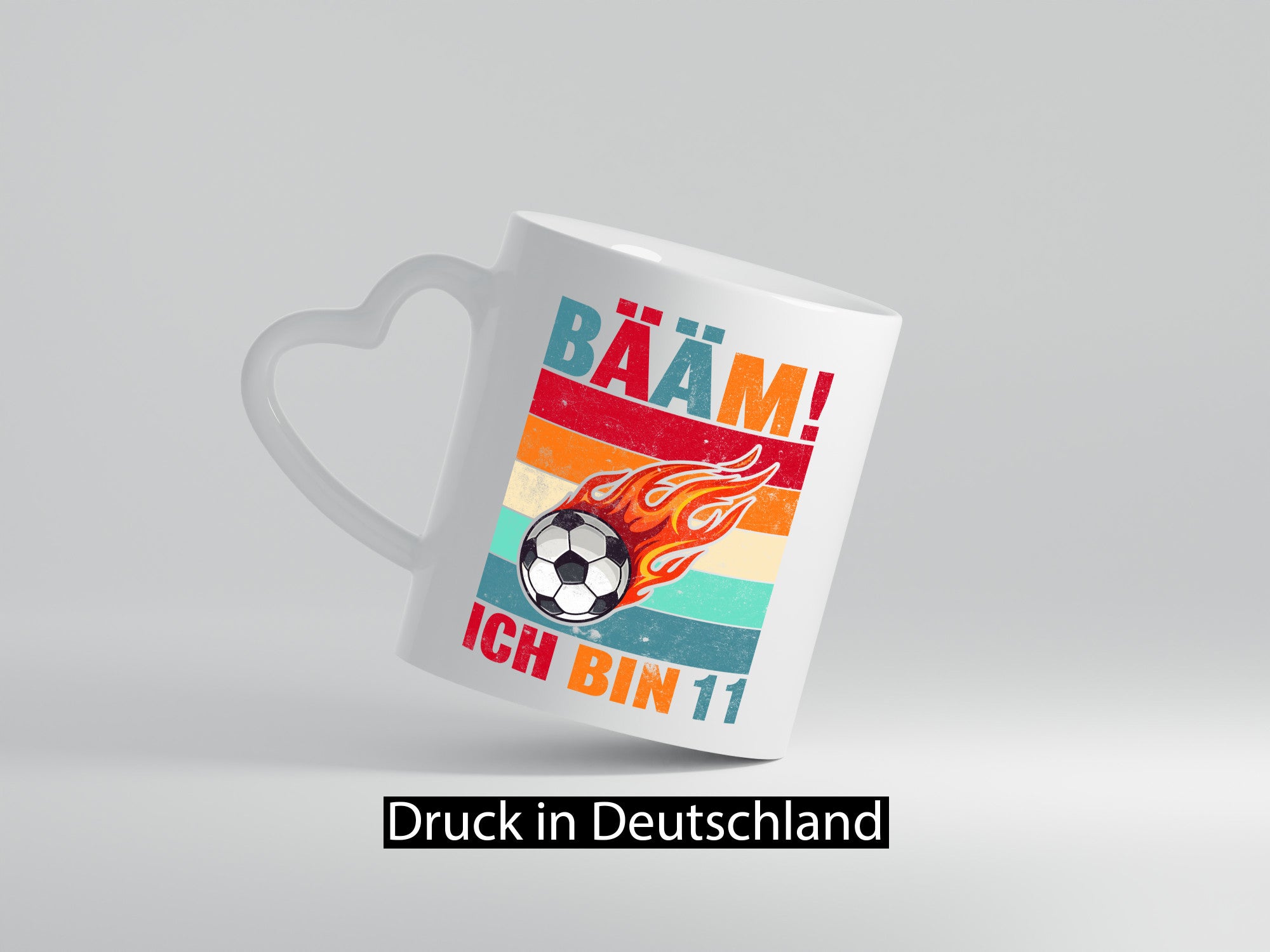11. Geburtstag | Bääm ich bin 11 Fußball Humor Geschenkidee Tasse